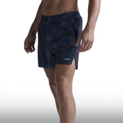 2XU Pantaloneta Aero 5 Inch Lined Midnight Marble Silver Reflect