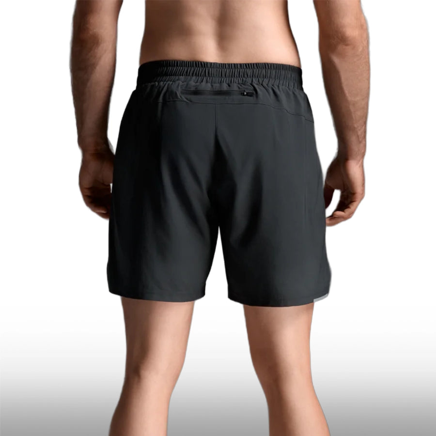 2XU Pantaloneta Aero 7 Inch Lined Black Silver Reflective