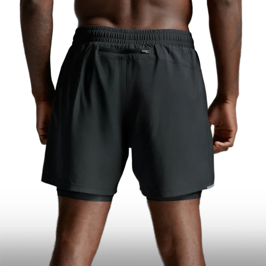 2XU Pantaloneta Aero Mesh 2-In-1 5 Inch Black Silver Reflective