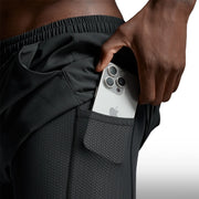2XU Pantaloneta Aero Mesh 2-In-1 5 Inch Black Silver Reflective