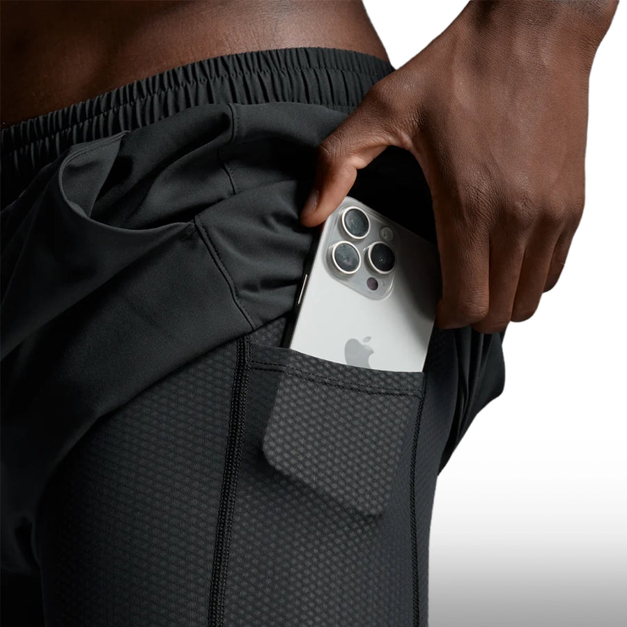 2XU Pantaloneta Aero Mesh 2-In-1 5 Inch Black Silver Reflective