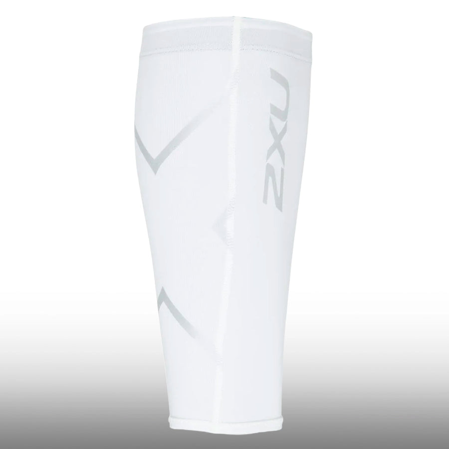 2XU Pantorillera Compression Calf Guards White White