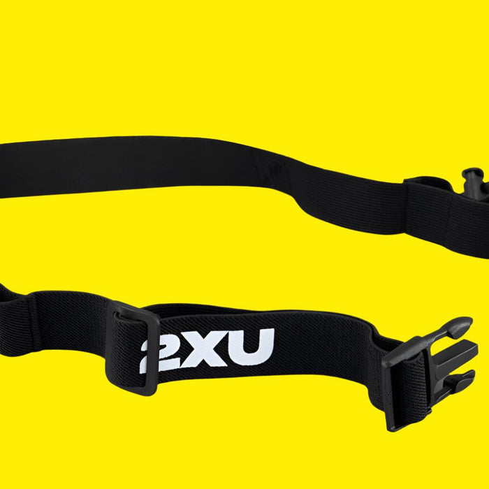 2XU Portanumero Race Belt Negro