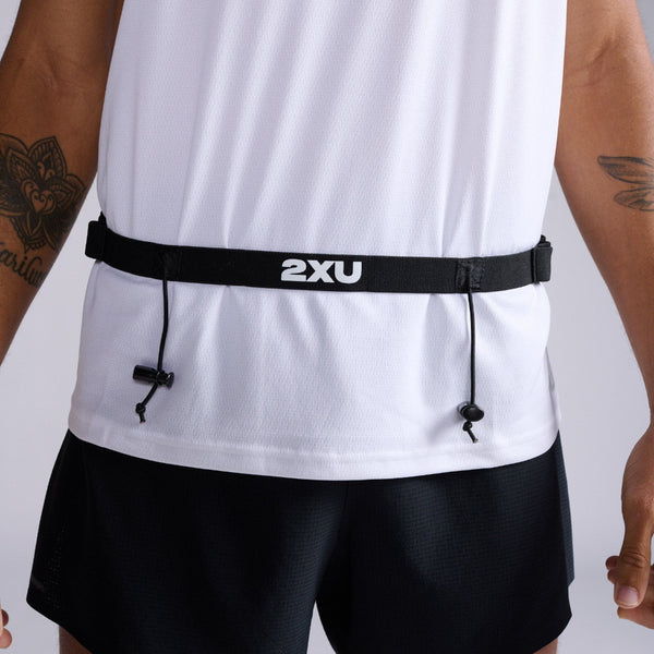 2XU Portanumero Race Belt Negro