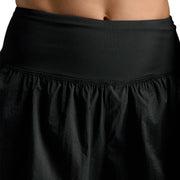 2XU Short Aero Hi-Rise 2-IN-1 3 Inch Black Silver Reflective