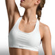 2XU Top Aero Mesh Medium Impact White Silver Reflective