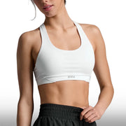 2XU Top Aero Mesh Medium Impact White Silver Reflective