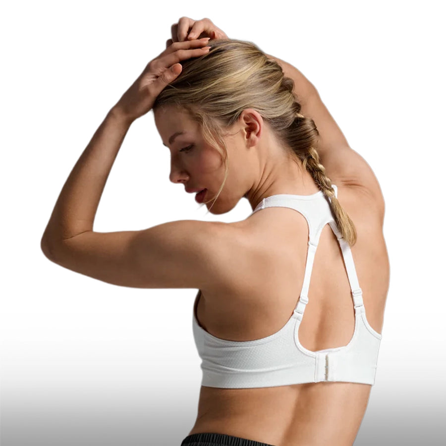 2XU Top Aero Mesh Medium Impact White Silver Reflective