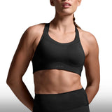 2XU Top Light Speed High Impact Black Silver Reflective