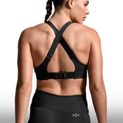 2XU Top Light Speed High Impact Black Silver Reflective