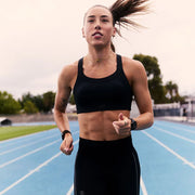 2XU Top Light Speed High Impact Black Silver Reflective