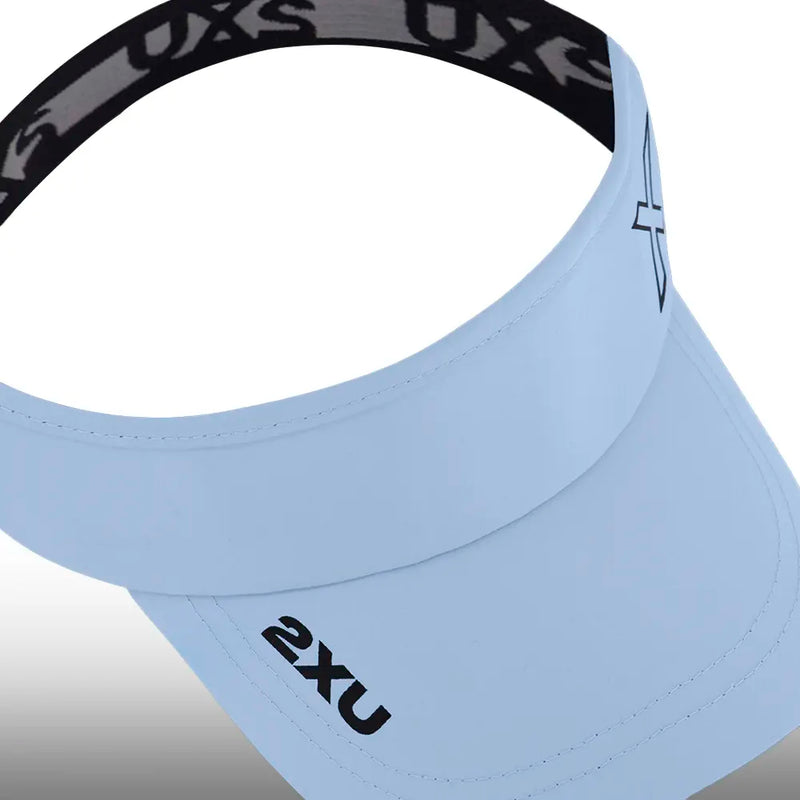 2XU Visera Performance Elastico Azure Blue