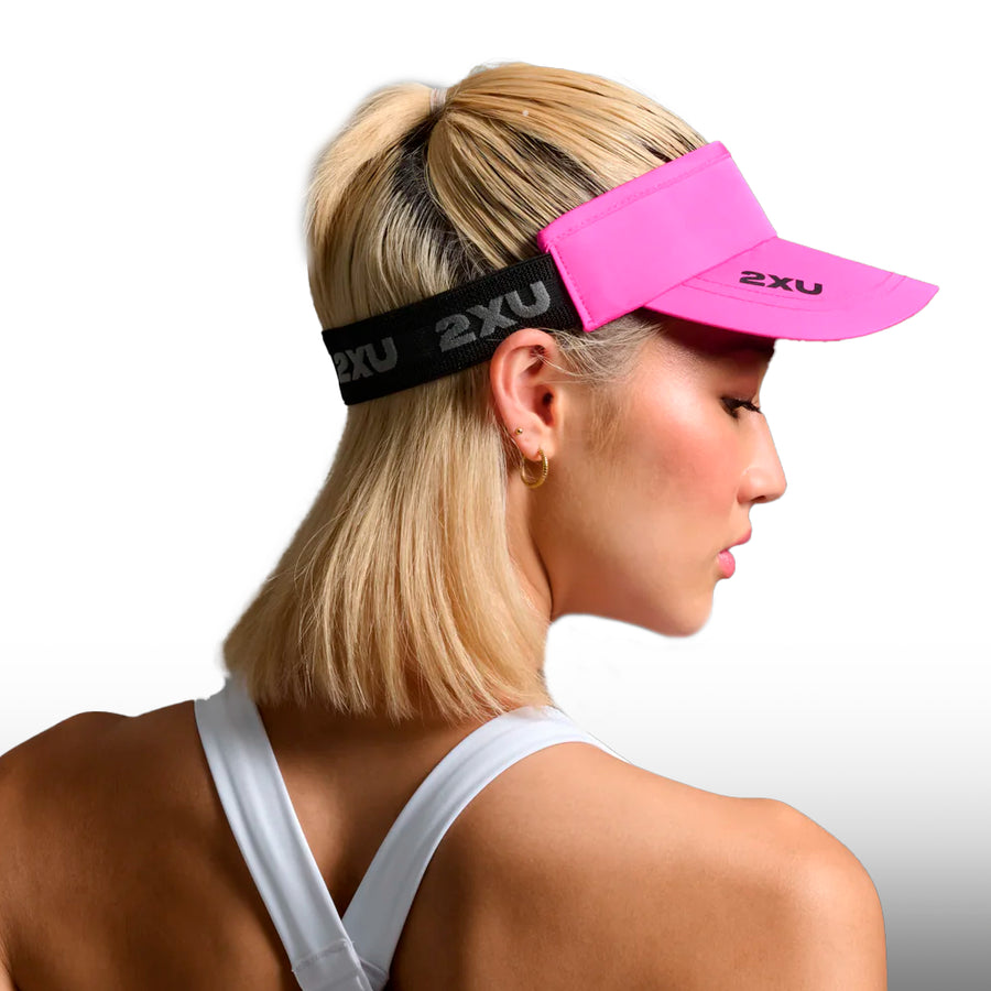 2XU Visera Performance Elástico Fuchsia Black