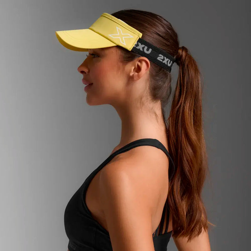 2XU Visera Performance Elastico Pixel Lemon