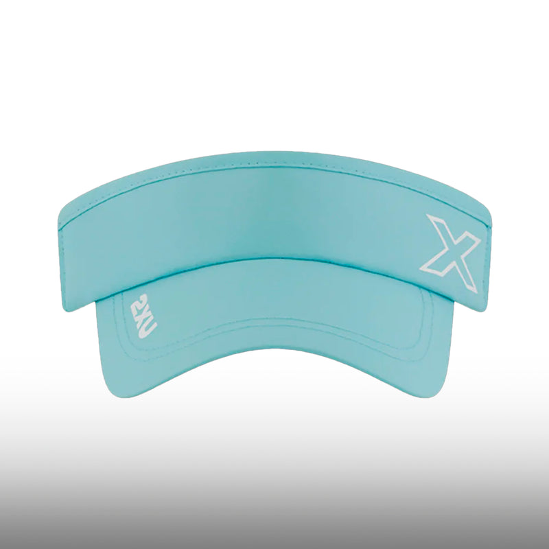 2XU Visera Performance Elástico Retro Blue White