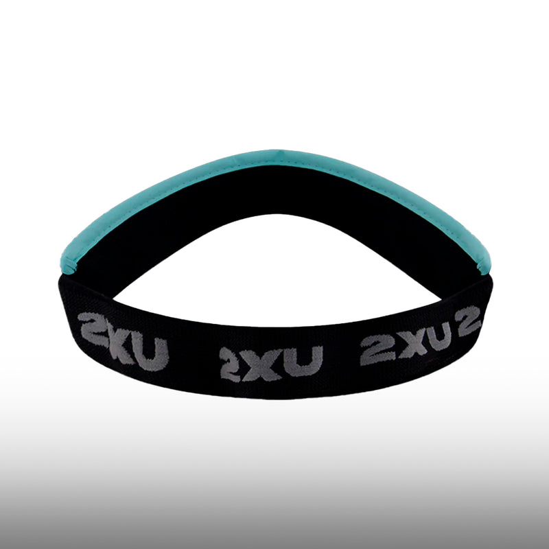 2XU Visera Performance Elástico Retro Blue White