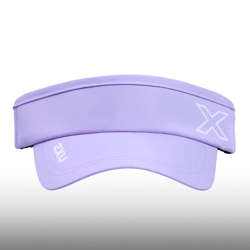 2XU Visera Performance Lavender White