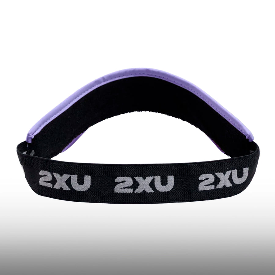 2XU Visera Performance Lavender White