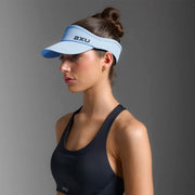 2XU Visera Run Broche Azure Blue