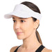 2XU Visera Run Broche Blanca