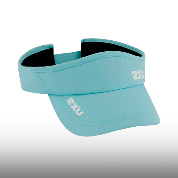 2XU Visera Run Broche Retro Blue White