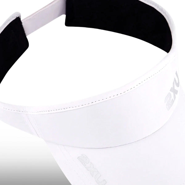 2XU Visera Run Broche White White
