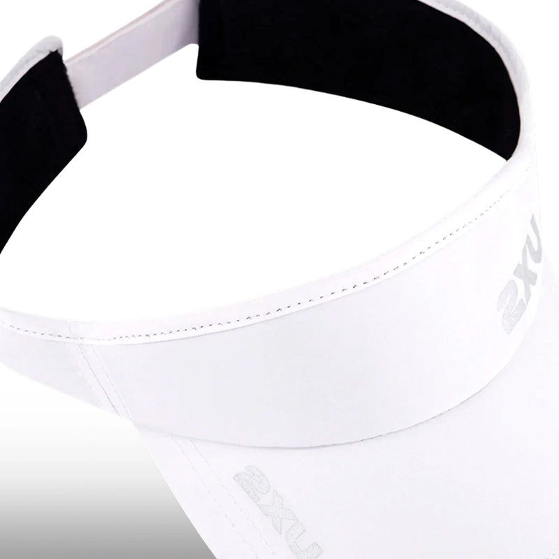 2XU Visera Run Broche White White