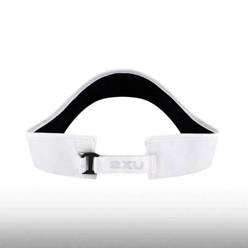 2XU Visera Run Broche White White