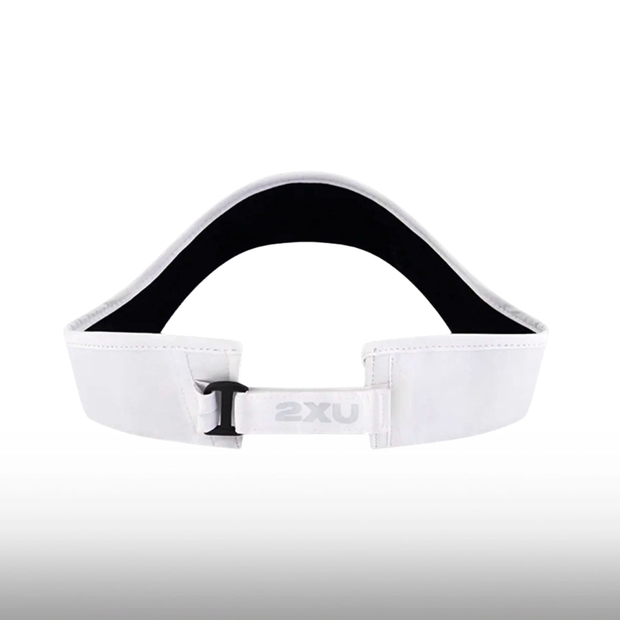 2XU Visera Run Broche White White