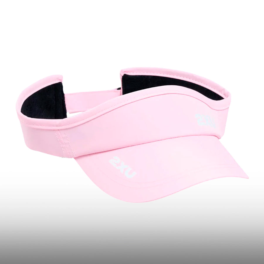 2XU Visera Run Pink Frost White