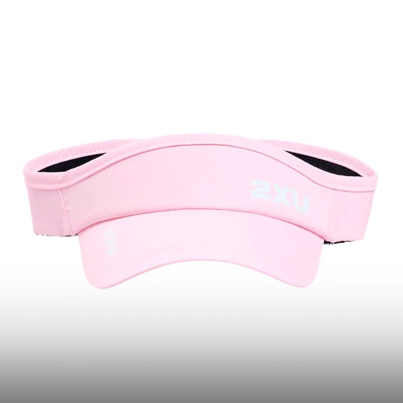 2XU Visera Run Pink Frost White