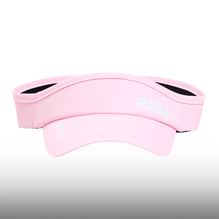 2XU Visera Run Pink Frost White
