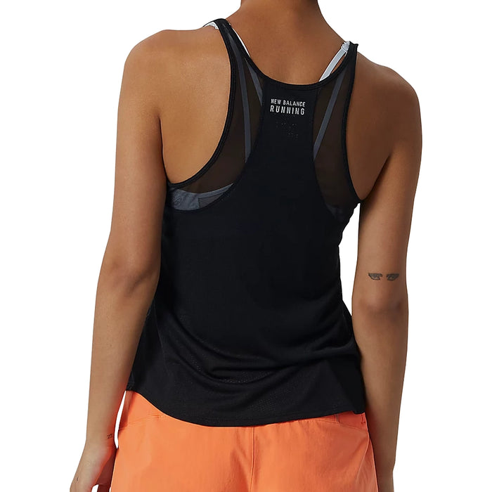 New Balance Blusa Impact Run Mujer Black