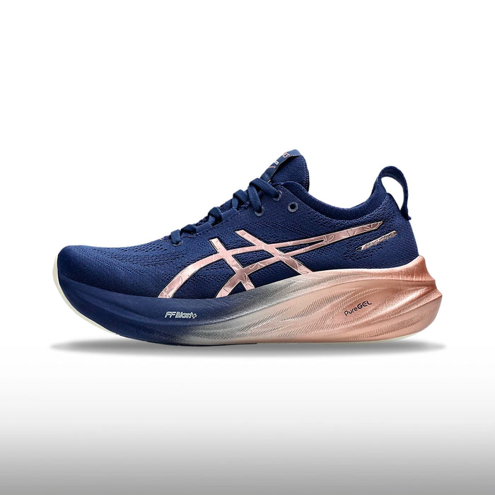 Asics Gel Nimbus 26 Platinum Mujer Blue