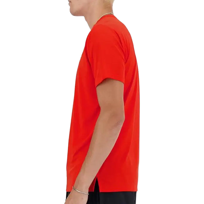 New Balance Camiseta Run Hombre Red