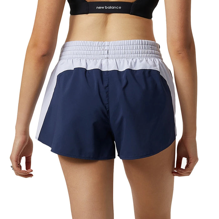 New Balance Short Accelerate 2.5" Mujer Azul