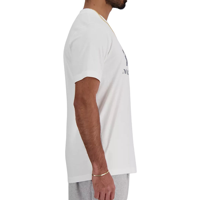 New Balance Camiseta Essentials Hombre White