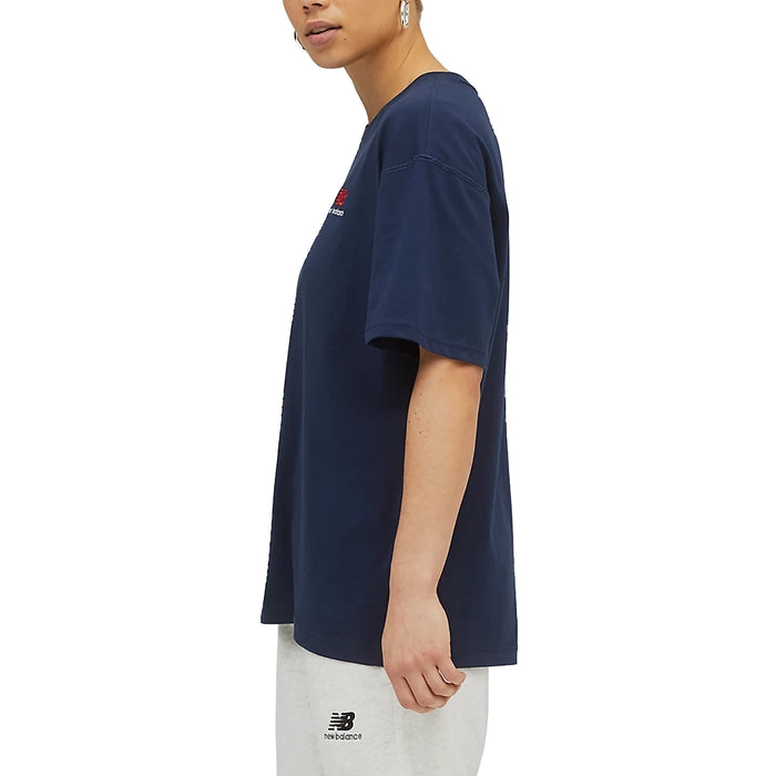 New Balance Camiseta Cotton Unisex Natural Indigo