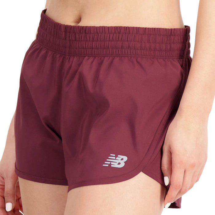 New Balance Short Accelerate 2.5" Mujer Vino