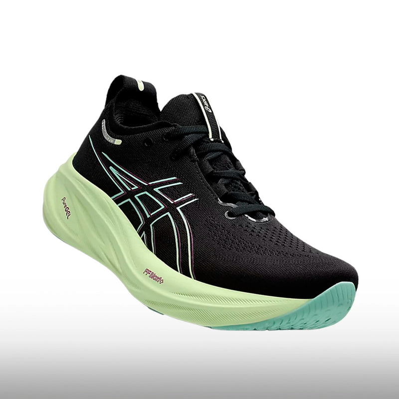 Asics Gel Nimbus 26 Mujer Black Cool Matcha