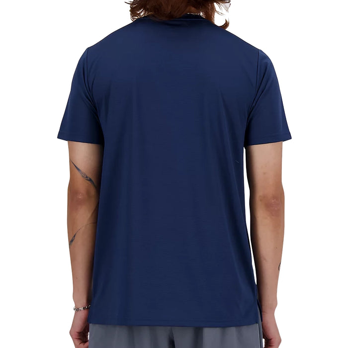 New Balance Camiseta Run Hombre Navy