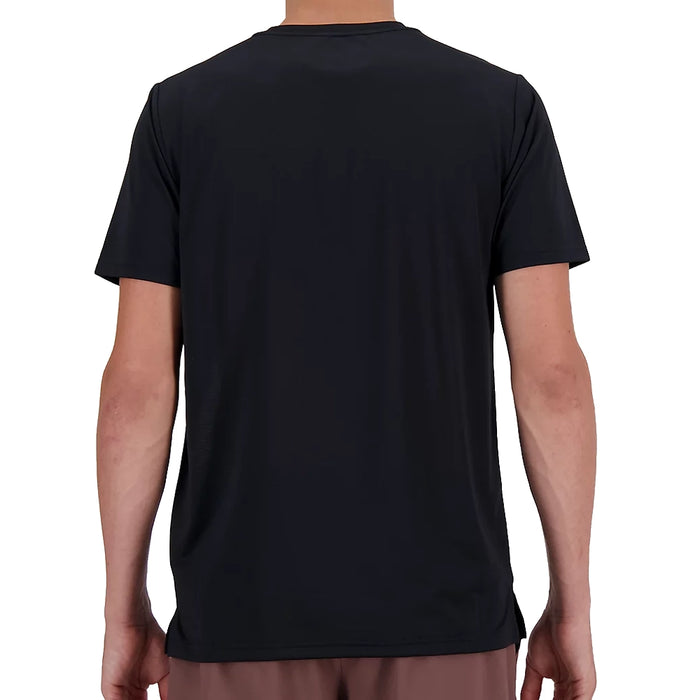 New Balance Camiseta Run Hombre Black