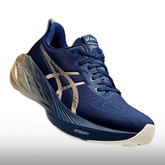 Asics Novablast 4 Platinum Hombre Azul