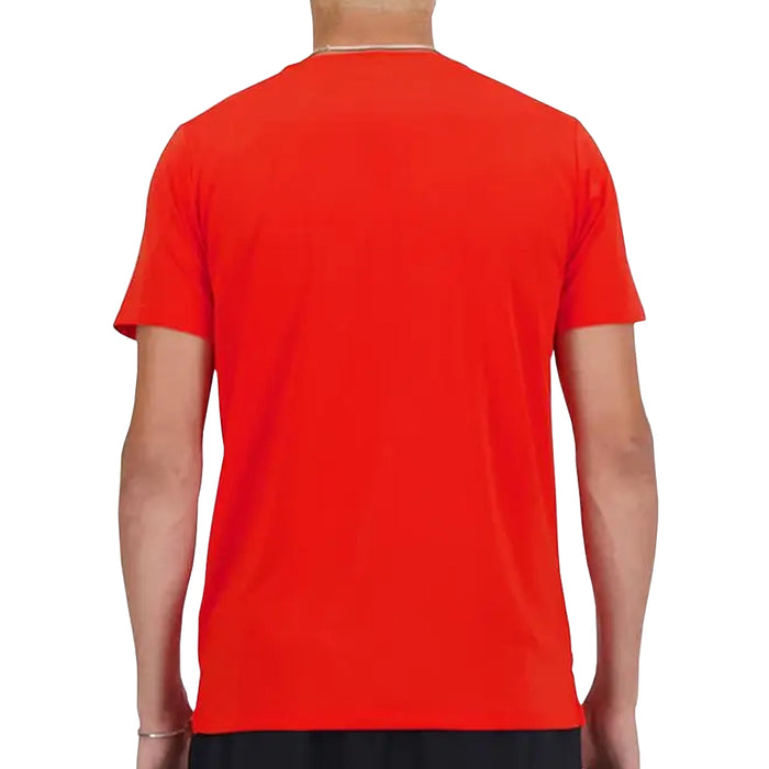 New Balance Camiseta Run Hombre Red