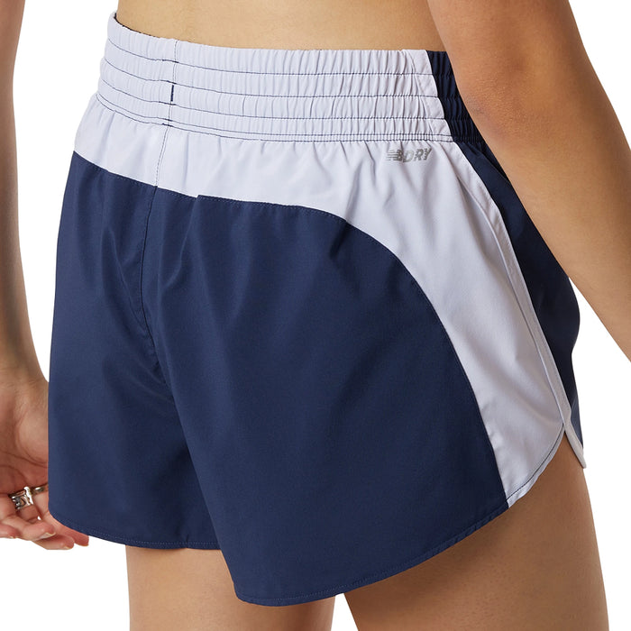 New Balance Short Accelerate 2.5" Mujer Azul