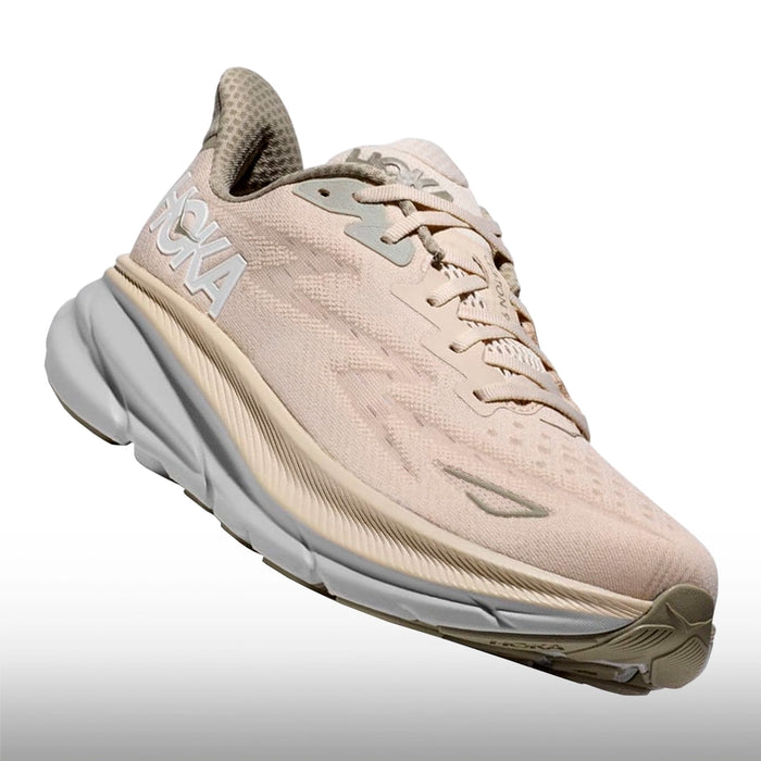 Hoka One One Clifton 9 Hombre Oat Milk