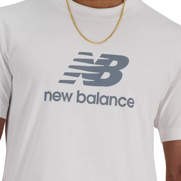 New Balance Camiseta Essentials Hombre White