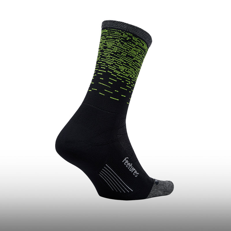 Feetures Elite Light Cushion Mini Crew Light Wave