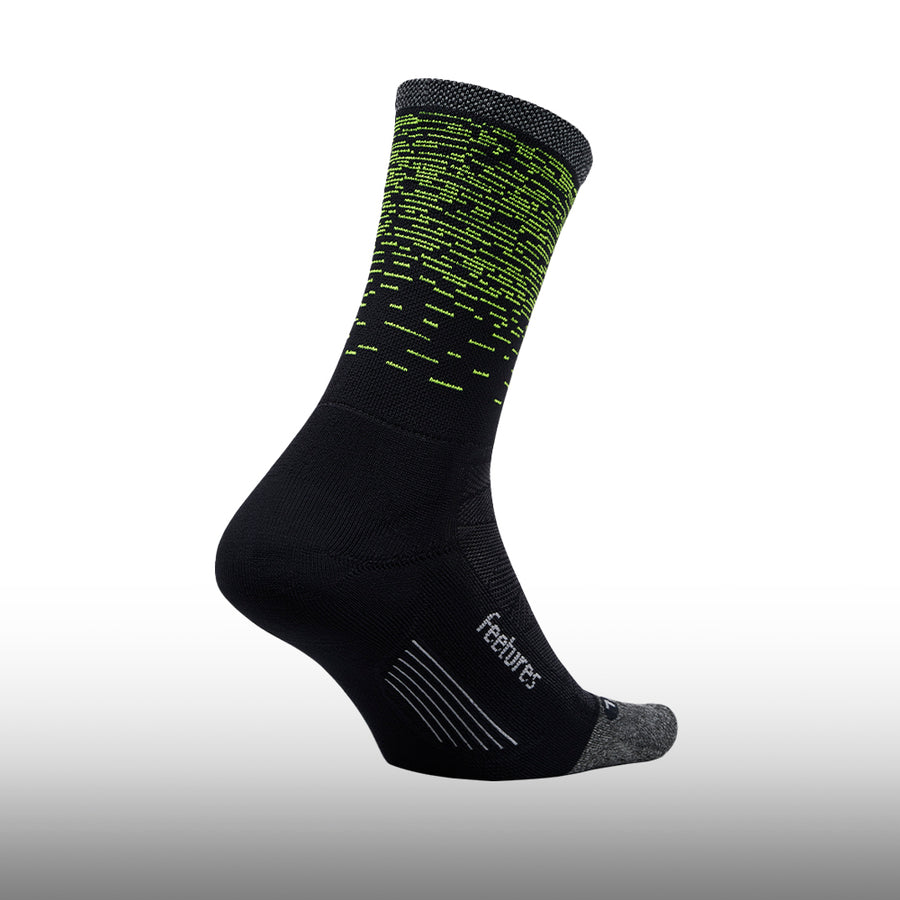 Feetures Elite Light Cushion Mini Crew Light Wave