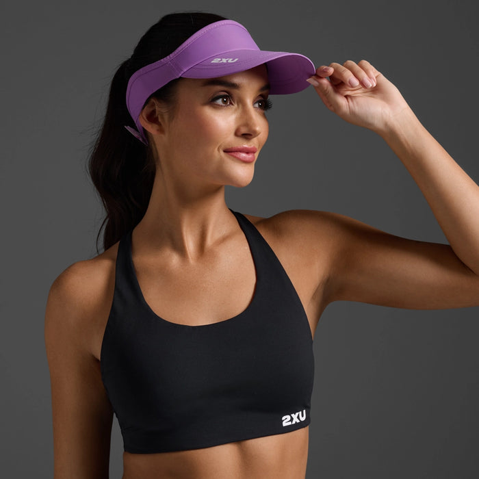 2XU Visera Run Broche Thistle